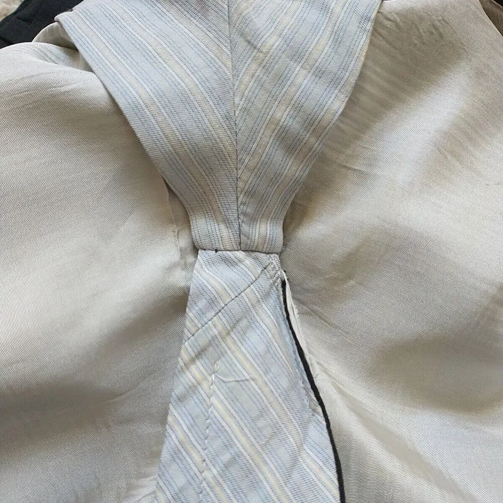 Hickey Freeman Dress Pants Men Gray Black Wool Cuffed Union Made 43x26